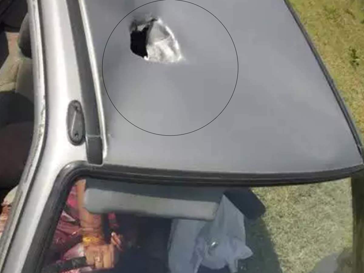MP: कार की छत फाड़कर बैंक मैनेजर के सिर पर लगा नुकीला पत्थर, मौत