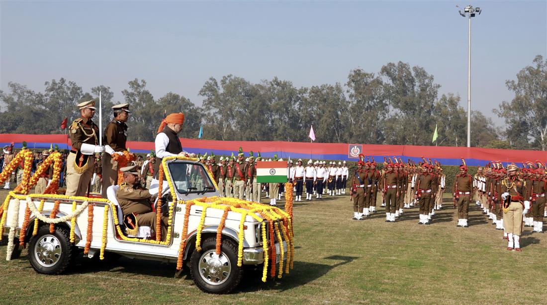 केंद्रीय गृह मंत्री ने दिल्ली पुलिस के 73वे स्थापना दिवस परेड समारोह की अध्यक्षता की