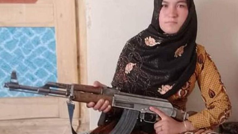 इस लड़की ने तालिबान लड़ाकों को भून डाला