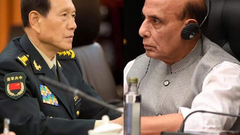 चीन के रक्षामंत्री वेई फेंघे से राजनाथ सिंह की मुलाकात, भारत-चीन तनाव के बीच सबसे टॉप लेवल की वार्ता