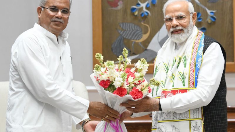 छत्तीसगढ़ के मुख्यमंत्री बघेल ने प्रधानमंत्री से की जल्द जनगणना कराने की मांग