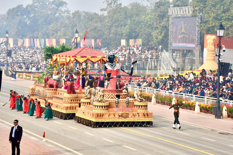 नेशनल मीडिया में छत्तीसगढ़ की झांकी बस्तर की आदिम जनसंसद मुरिया दरबार की धूम