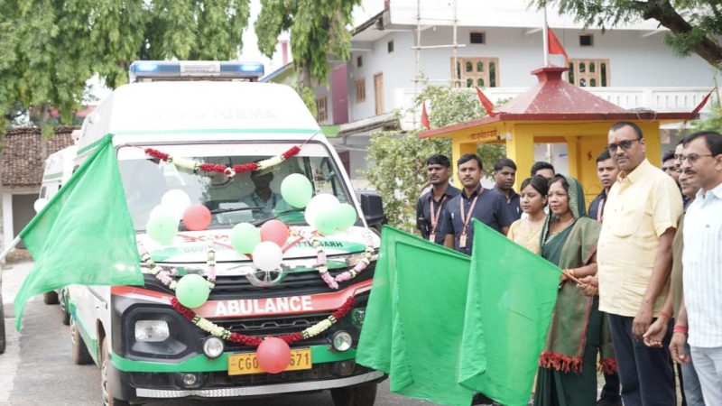 मुख्यमंत्री की घोषणा पर अमल : 24 घंटे के अंदर मिली जशपुर अंचल को एंबुलेंस और शव वाहन