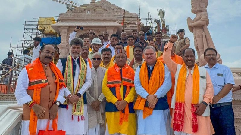 राम मंदिर में गूंजा नारा, छत्तीसगढ़ के भांचा राम, जय श्री राम, जय श्री राम