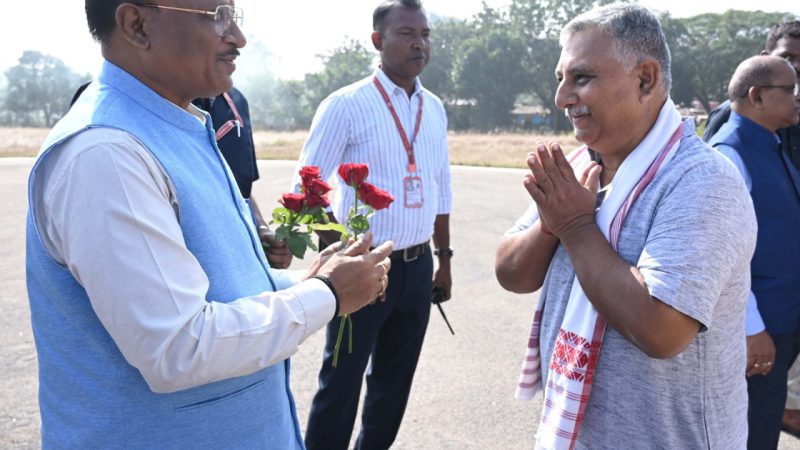 मुख्यमंत्री साय एवं केन्द्रीय मंत्री मंडाविया जशपुर पहुंचे