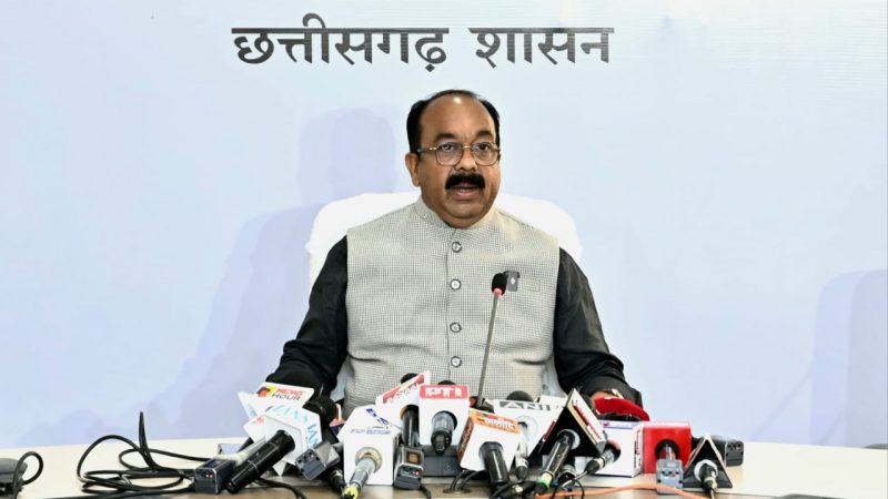 उप मुख्यमंत्री अरुण साव ने कैबिनेट की बैठक में लिए गए निर्णयों की जानकारी दी