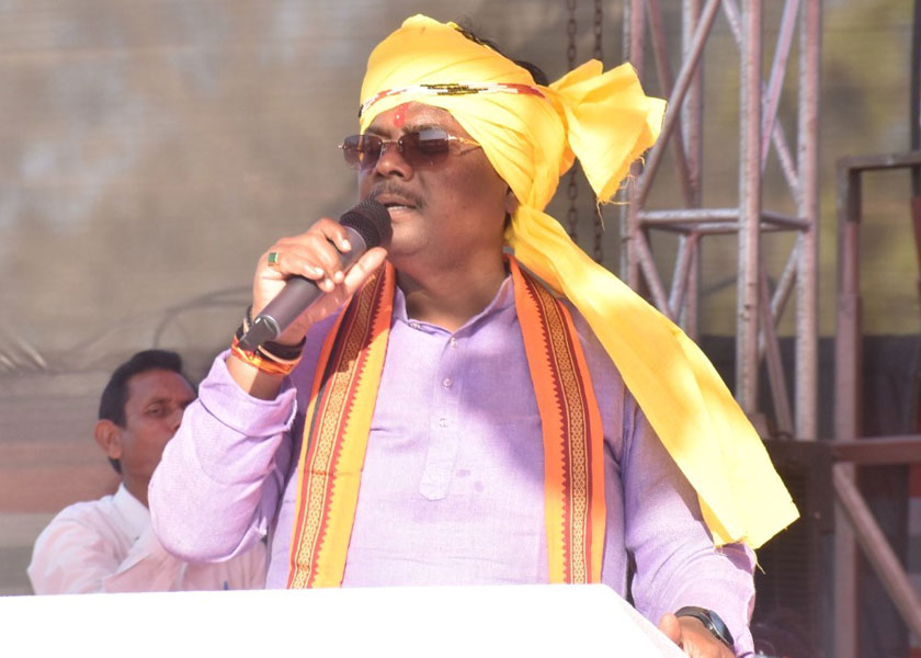 माता मावली मेले में शामिल हुए वन मंत्री केदार कश्यप