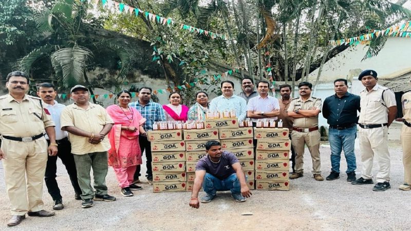 कई राज्यों की 2.23 करोड़ मूल्य की 33 हजार लीटर मदिरा जब्त