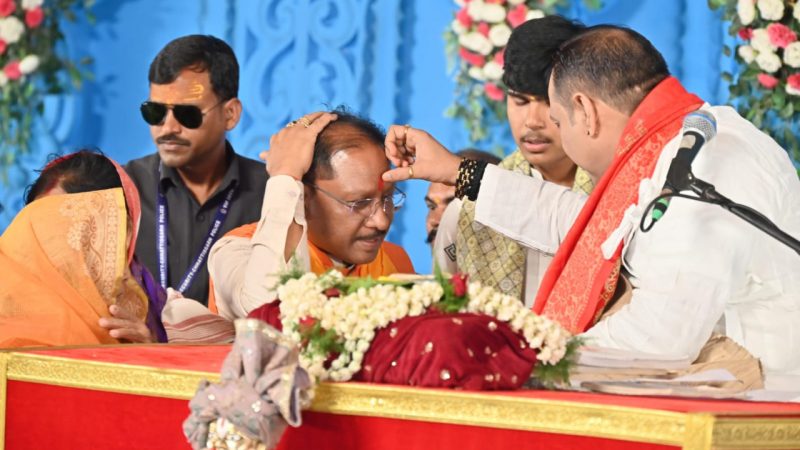 हम सबका परम सौभाग्य है कि मायाली में पूज्य पंडित प्रदीप मिश्रा के श्रीमुख से शिव महापुराण कथा का हो रहा वाचन — मुख्यमंत्री विष्णुदेव साय