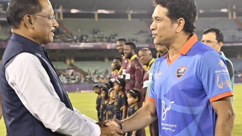 इंटरनेशनल मास्टर्स लीग टी-20 चैंपियनशिप के अंतिम चरण का आगाज : मुख्यमंत्री विष्णु देव साय ने किया शुभारंभ