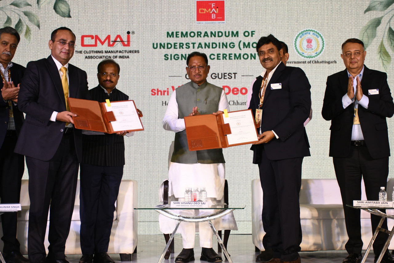 सीएमएआई के साथ हुआ एमओयू, देश का नया टेक्सटाइल हब बनेगा छत्तीसगढ़