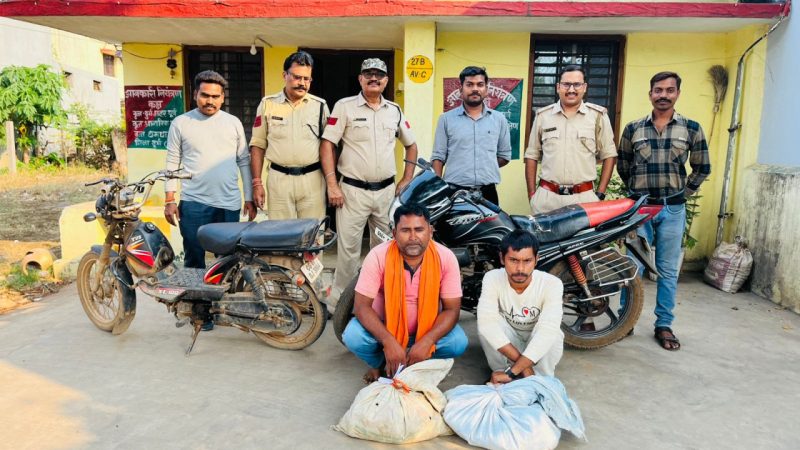 आबकारी विभाग दुर्ग द्वारा अवैध मदिरा पर बड़ी कार्यवाही