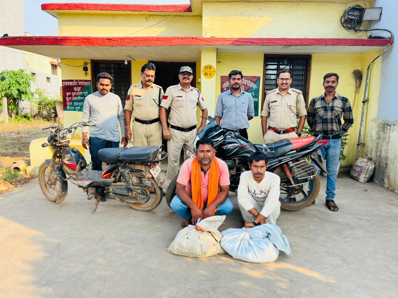 आबकारी विभाग दुर्ग द्वारा अवैध मदिरा पर बड़ी कार्यवाही