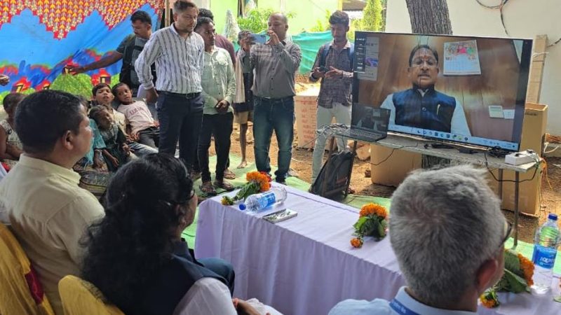 छत्तीसगढ़ के पामेड़ में खुली ग्रामीण बैंक की शाखा:मुख्यमंत्री विष्णुदेव साय ने किया वर्चुअल शुभारंभ