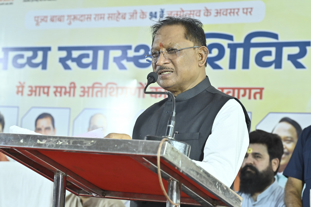 संतुलित आहार, नियमित व्यायाम और समय-समय पर जांच ही रोगों से बचाव का मूल मंत्र : मुख्यमंत्री विष्णु देव साय