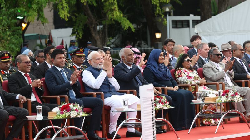 प्रधानमंत्री ने मालदीव की स्वतंत्रता की 60वीं वर्षगांठ समारोह में मुख्य अतिथि के रूप में शिरकत की