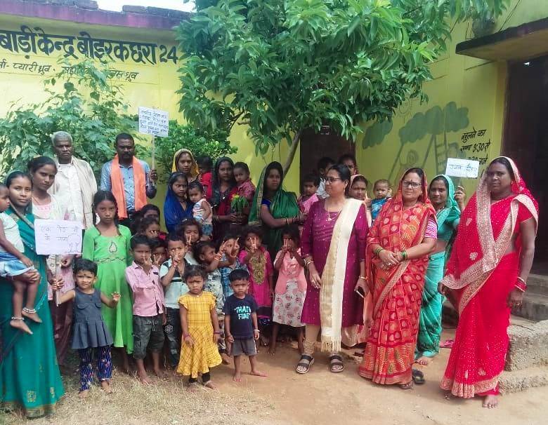 आंगनबाड़ियों में दिख रहा बदलाव