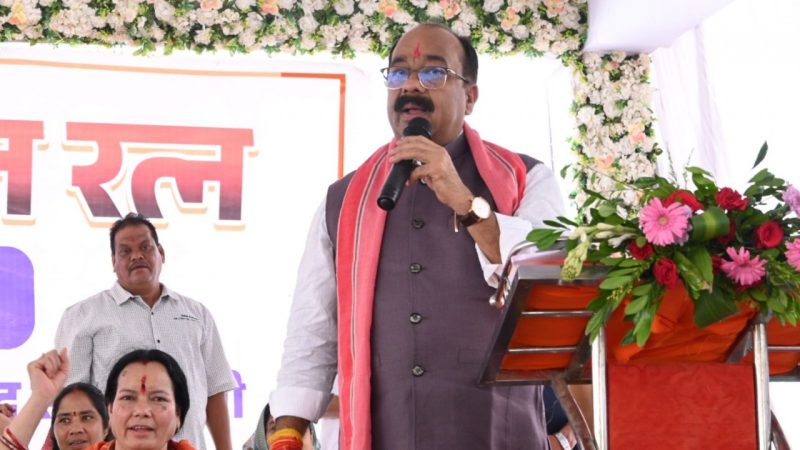 प्रदेश के उपमुख्यमंत्री अरुण साव ने सरायपाली में 13 विकास कार्यों का किया लोकापर्ण एवं भूमिपूजन