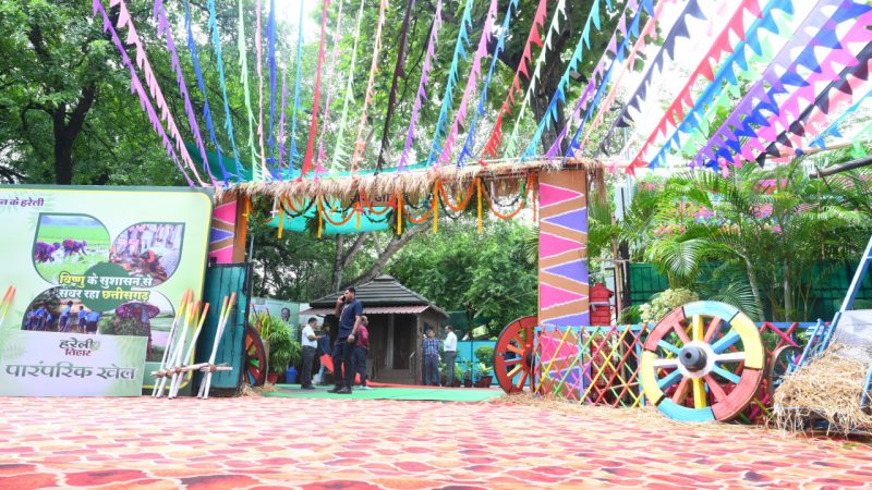 मुख्यमंत्री निवास में हरेली उत्सव: छत्तीसगढ़ी सुग्घर परंपरा के रंग में रंगा मुख्यमंत्री निवास