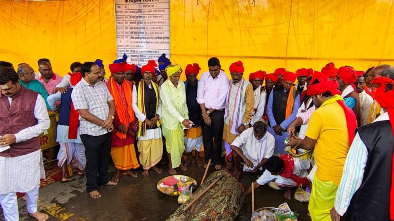 पाट जात्रा के साथ शुरू हुआ विश्व प्रसिद्ध ऐतिहासिक बस्तर दशहरा