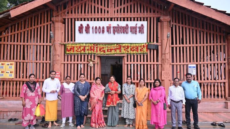 बस्तर प्रवास पर दंतेवाड़ा पहुंची मंत्री लक्ष्मी राजवाड़े, मां दंतेश्वरी के किए दर्शन