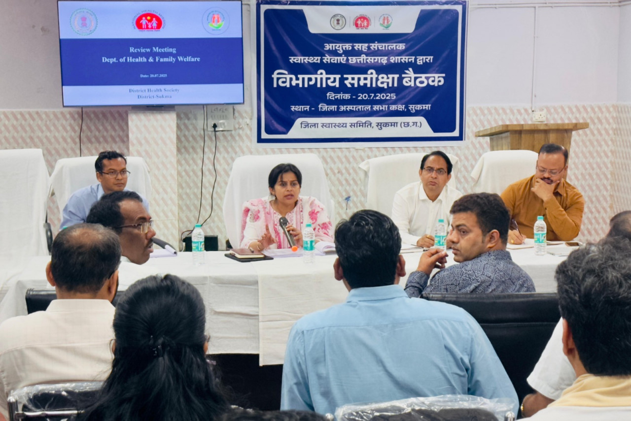 मलेरिया मुक्त बस्तर अभियान शासन की पहली प्राथमिकता, प्रभावी कार्ययोजना बनाकर करें कामः आयुक्त स्वास्थ्य सेवाएं डॉ. प्रियंका शुक्ला