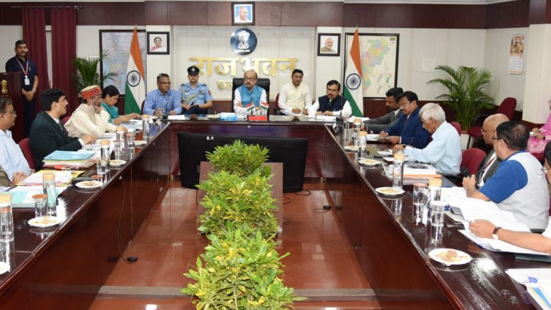 राज्यपाल ने विश्वविद्यालयों से गुणवत्ता सुधार करने रोडमैप मांगा कुलपतियों के साथ विचार-विमर्श