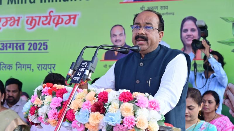 पर्यावरण के प्रति जागरूक हो ज्यादा से ज्यादा संख्या में लगाएं पौधे – अरुण साव