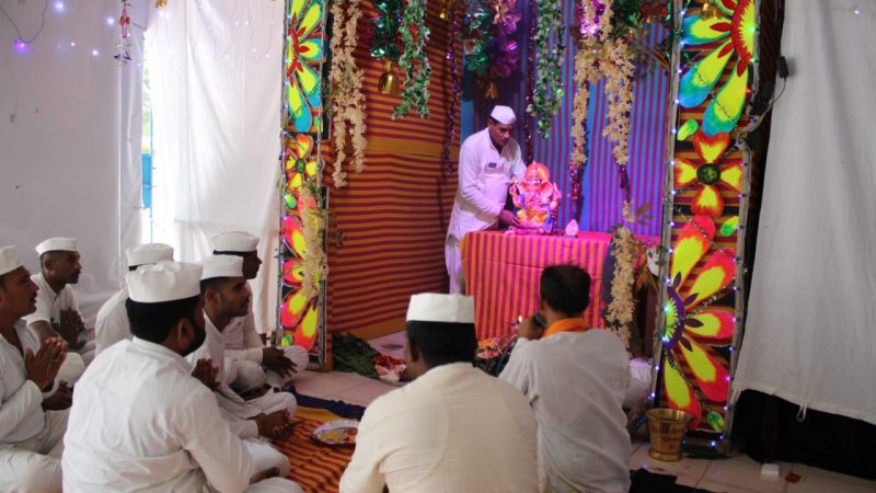 केन्द्रीय जेल रायपुर में आध्यात्मिक वातावरण में मनाया गया गणेश उत्सव