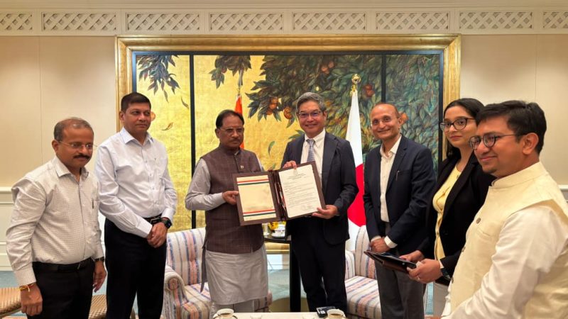 मुख्यमंत्री विष्णुदेव साय ने ओसाका की एसएएस सानवा कंपनी लिमिटेड को छत्तीसगढ़ में निवेश के लिए किया आमंत्रित