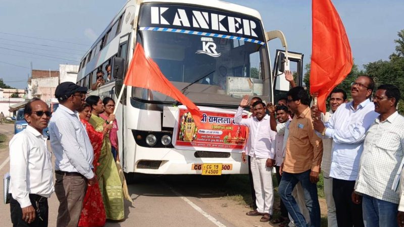 श्रीरामलला दर्शन के लिए 72 श्रद्धालु रवाना