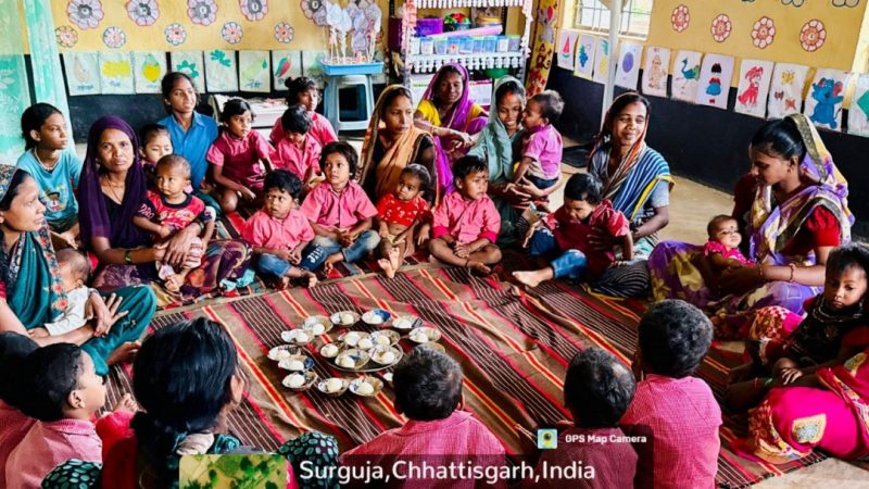 सुपोषित सरगुजा अभियान और मुख्यमंत्री अन्नकोष योजना का शुभारंभ