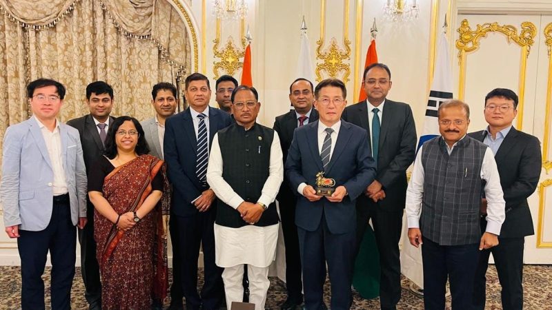 सियोल में मुख्यमंत्री विष्णु देव साय और ATCA प्रतिनिधिमंडल की महत्वपूर्ण भेंट, छत्तीसगढ़ में निवेश की संभावनाओं पर हुई चर्चा