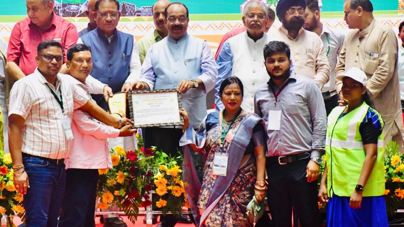 सुकमा नगर पालिका परिषद को विशेष श्रेणी पुरस्कार