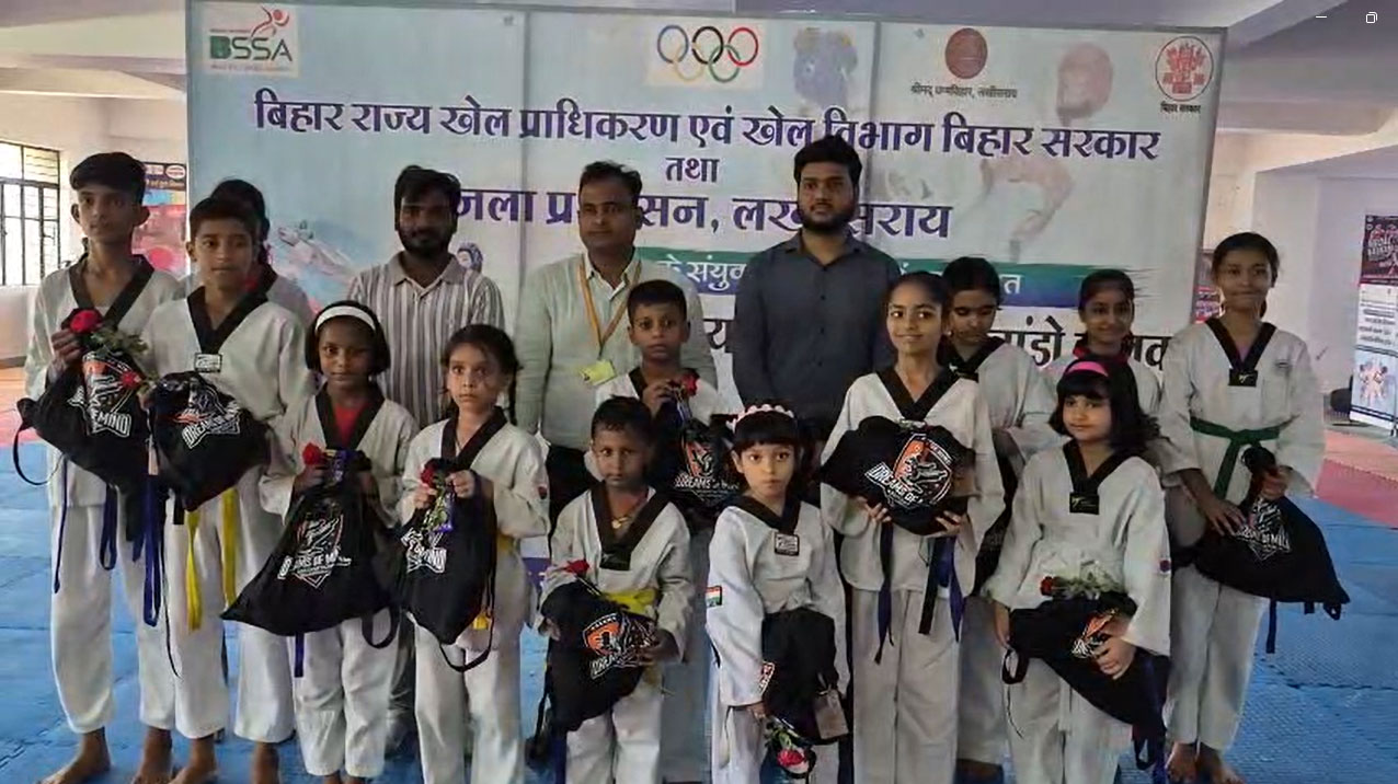 ताइक्वांडो चैंपियनशिप: 13 खिलाड़ी सिर्फ लखीसराय से