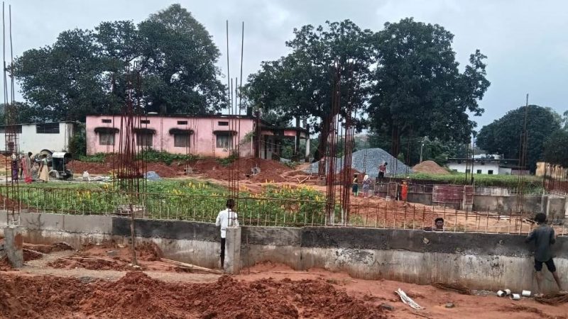 बगीचा में आधुनिक इनडोर बैडमिंटन स्टेडियम का निर्माण प्रारंभ