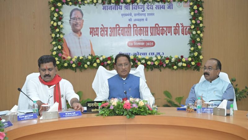 आदिवासी क्षेत्रों के विकास के लिए संसाधनों की कोई कमी नहीं होगी – मुख्यमंत्री विष्णुदेव साय