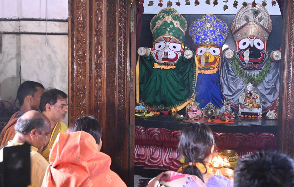 केंद्रीय मंत्री अन्नपूर्णा देवी ने रायपुर में भगवान जगन्नाथ का किया दर्शन