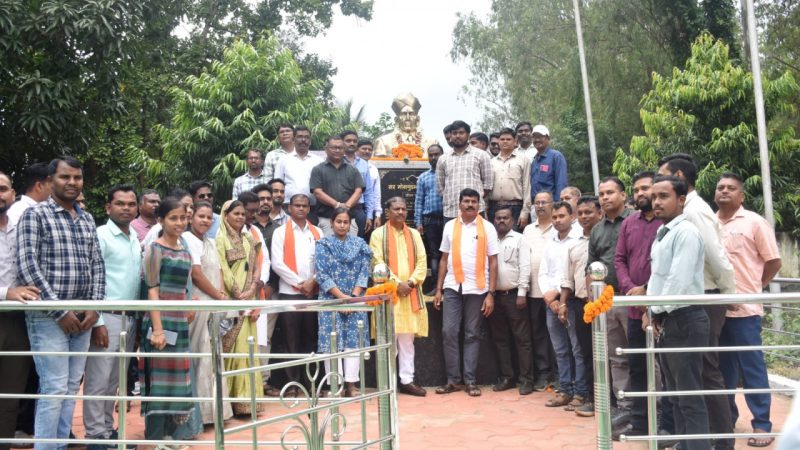 वन मंत्री केदार कश्यप ने किया भारत रत्न विश्वेश्वरैया को नमन