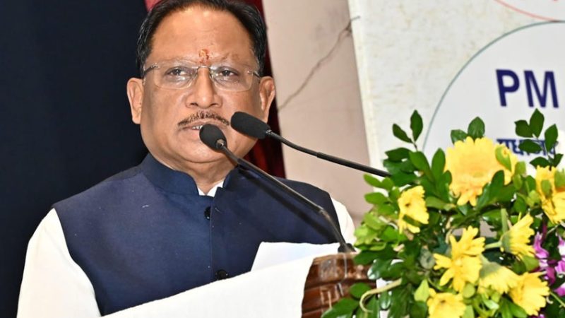 मुख्यमंत्री विष्णु देव साय नगरीय प्रशासन विभाग के स्वच्छता, आवास और लोक कल्याण उत्सव में हुए शामिल