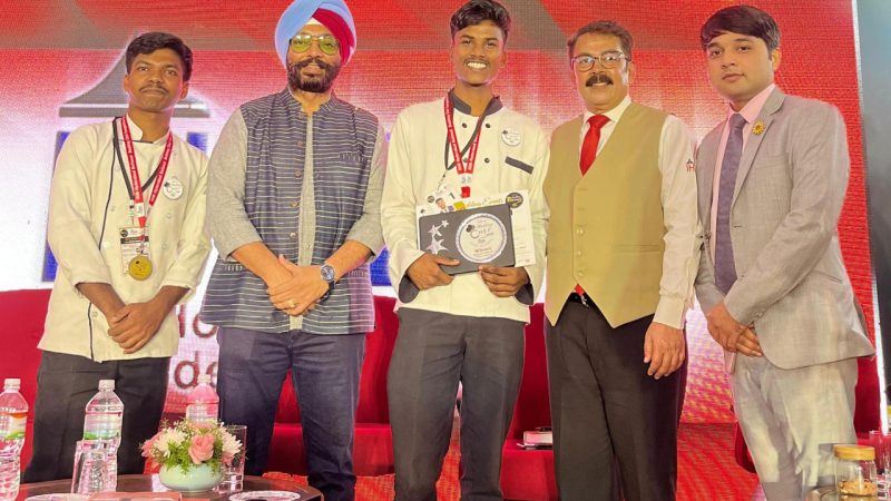 बडिंग शेफ कॉम्पिटिशन में आईएचएम रायपुर को लगातार तीसरी बार प्रथम स्थान