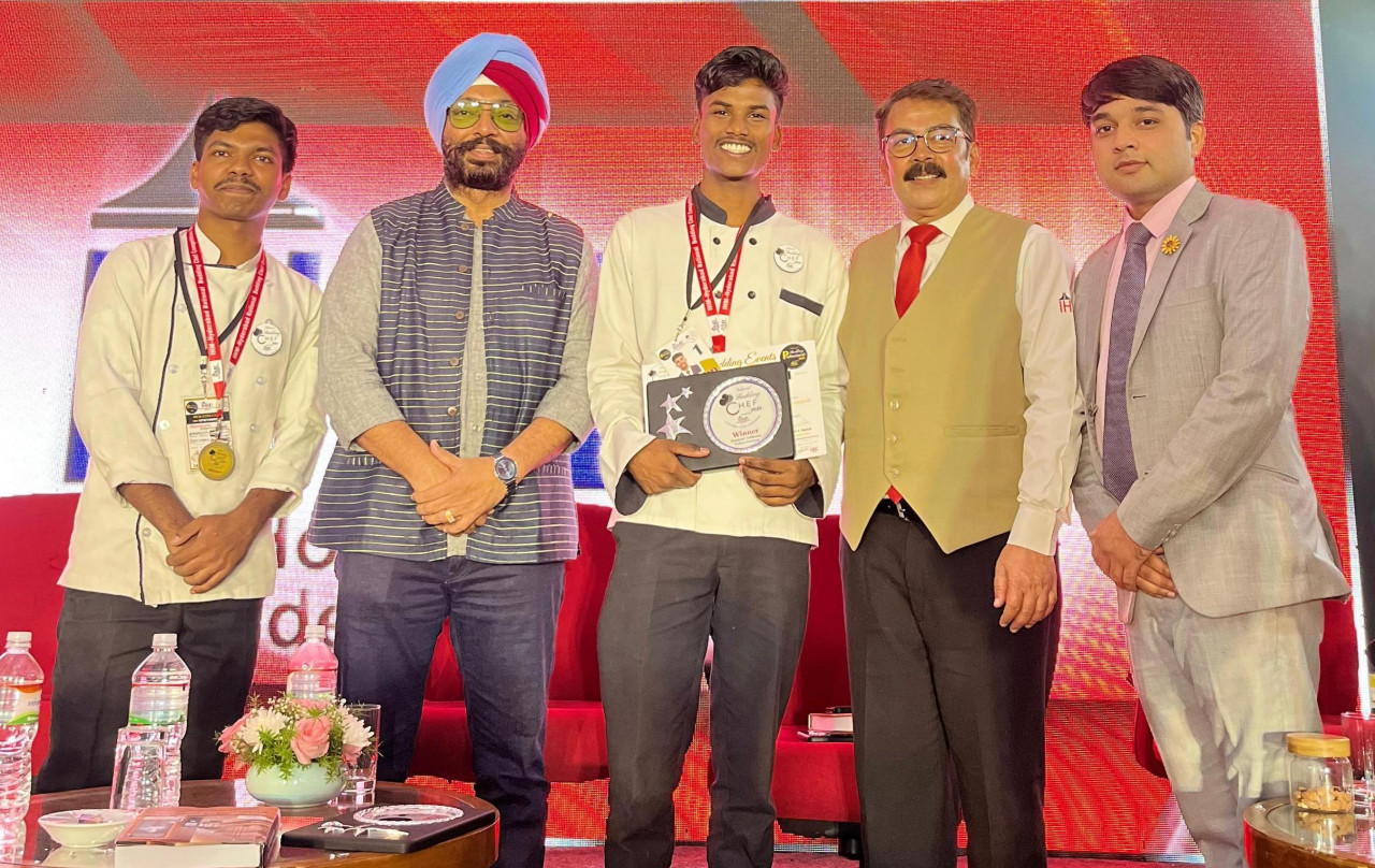 बडिंग शेफ कॉम्पिटिशन में आईएचएम रायपुर को लगातार तीसरी बार प्रथम स्थान