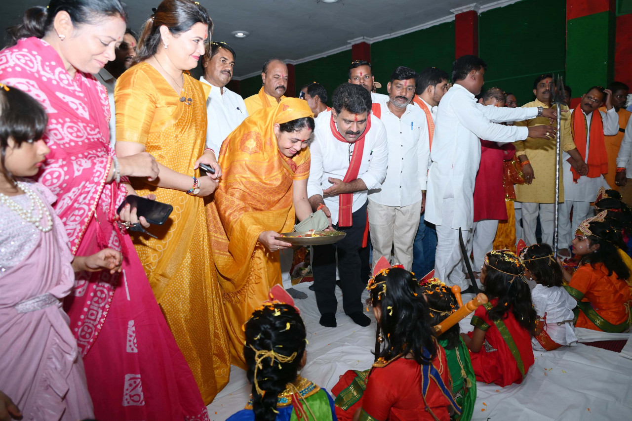 श्रद्धा और शक्ति के प्रतीक नवरात्र में माँ दुर्गा की आराधना कर उपमुख्यमंत्री शर्मा ने दिया सद्भाव का संदेश