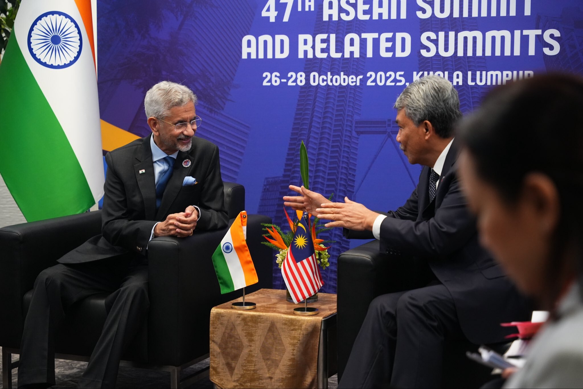 विदेश मंत्री ने मलेशिया के विदेश मंत्री मोहम्मद हाजी हसन से की मुलाकात