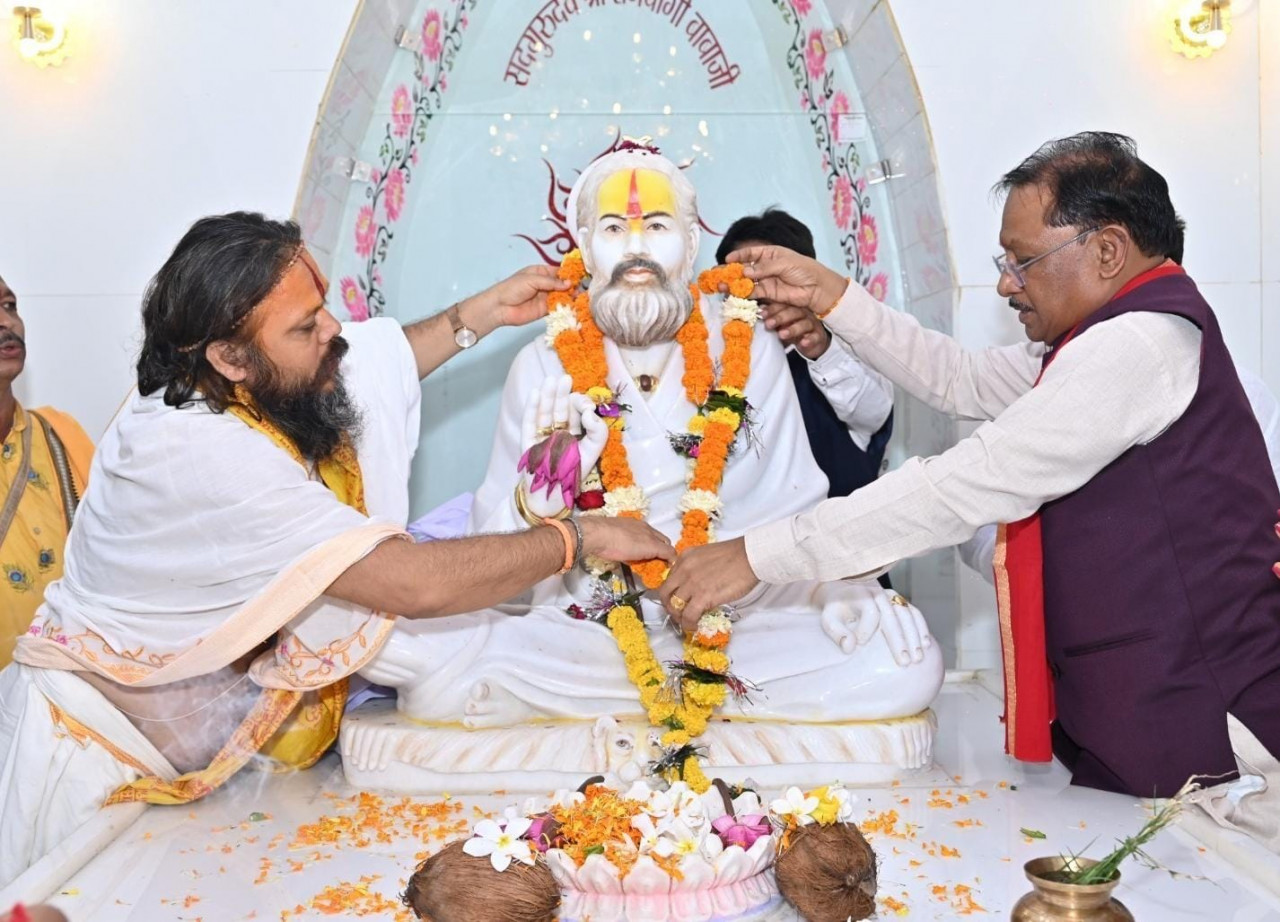 संतों के आशीर्वाद और जनसहयोग से छत्तीसगढ़ आगे बढ़ रहा है विकास और आस्था के मार्ग पर – मुख्यमंत्री विष्णुदेव साय