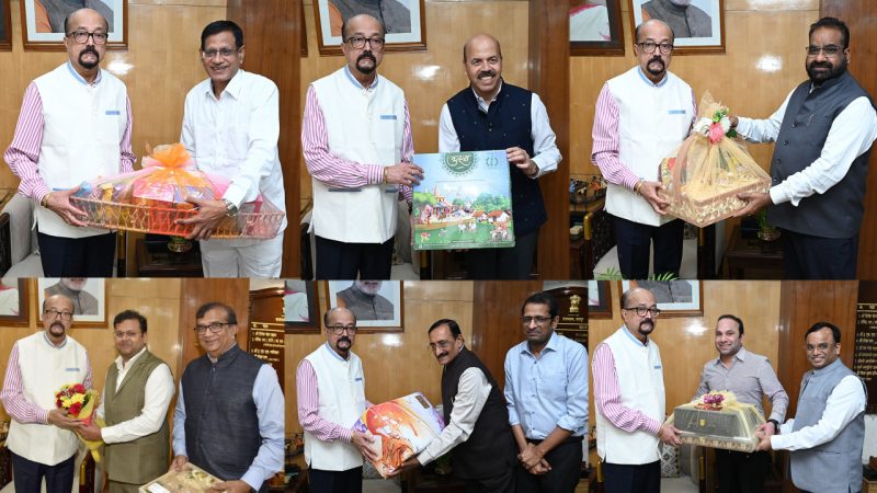 राज्यपाल डेका से विभिन्न विश्वविद्यालयों के कुलपतियों ने सौजन्य भेंट की