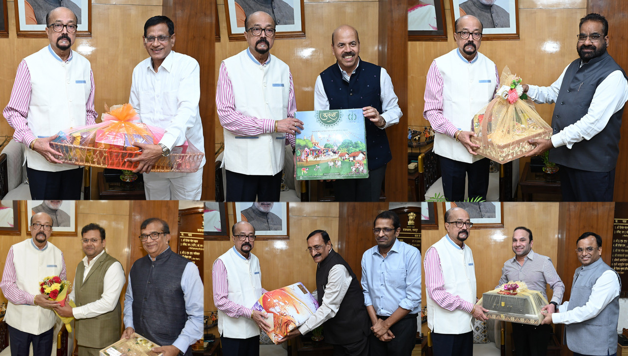 राज्यपाल डेका से विभिन्न विश्वविद्यालयों के कुलपतियों ने सौजन्य भेंट की