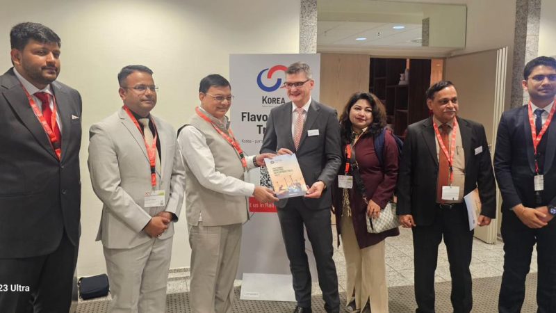 जर्मनी में विश्व की सबसे बड़े खाद्य प्रदर्शनी में उद्योग मंत्री लखन लाल देवांगन ने छत्तीसगढ़ का किया प्रतिनिधित्व