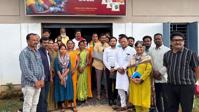 उपमुख्यमंत्री विजय शर्मा ने तुरेनार के ग्रोथ सेंटर का किया निरीक्षण