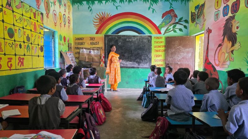 बड़ादमाली प्राथमिक शाला बड़ादमाली में बच्चों की पढ़ाई में आई नई ऊर्जा